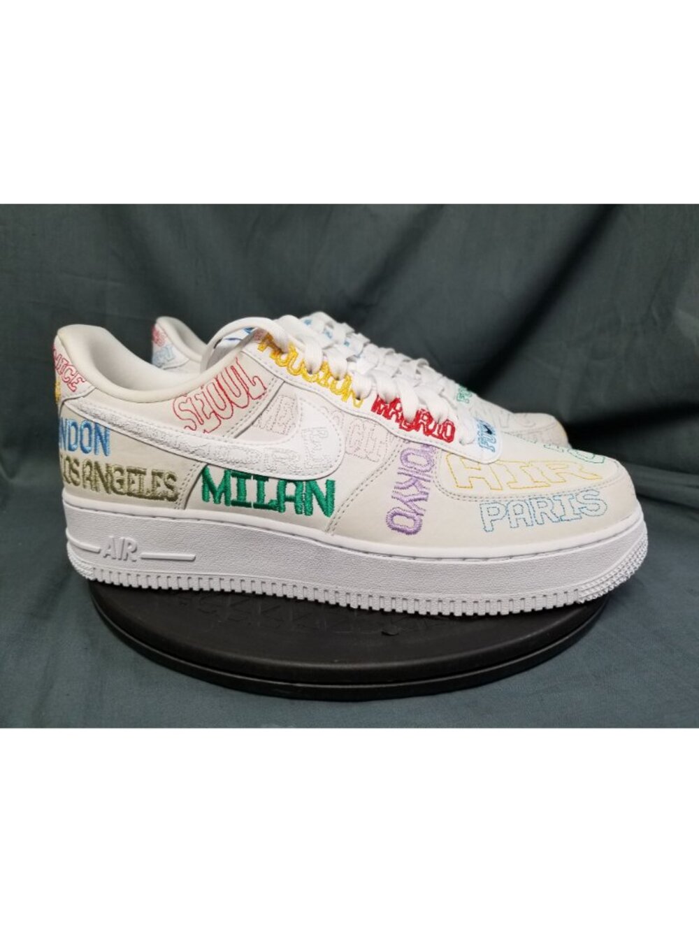 Nike Air Force 1 Low World Tour White Men's Size 9.5 NEW NO BOX! - Picture 9 of 11